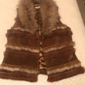 Brown small vest